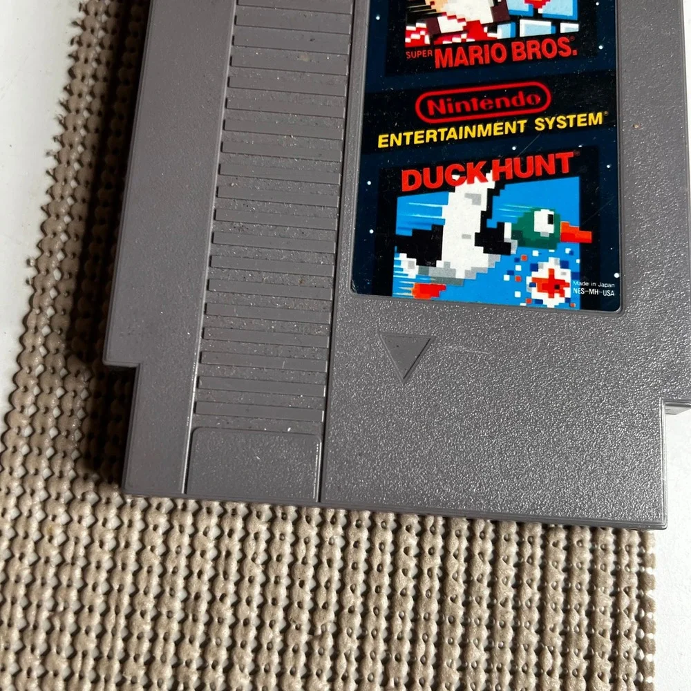 Super Mario Bros Duck Hunt Nintendo NES Game Cartridge NES-MH-USA Gray